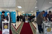 Ақмола облысында отбасылар референдумда белсенді дауыс беруде